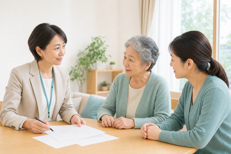 相談・面談のシーン